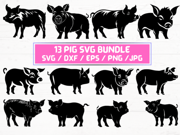 13 Pig SVG: A Versatile Digital Asset for Creative and Professional Workflows