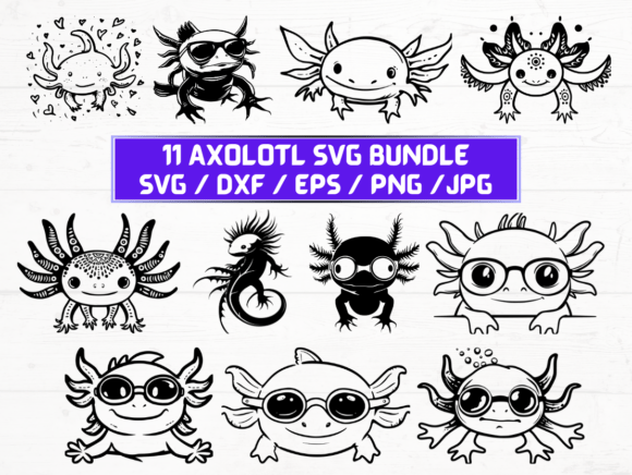 Axolotl SVG Bundle: A Versatile Digital Asset for Modern Creators