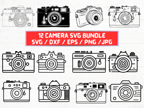 Camera SVG Bundle for Creative Projects