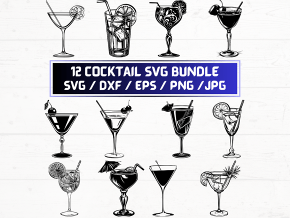 Cocktail SVG Laser Cut: A Digital Resource for Creative Designers and Businesses