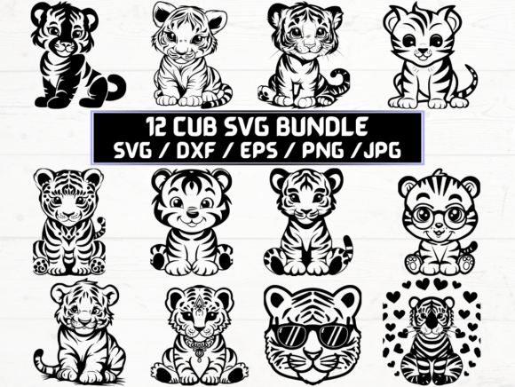 Cub SVG. DXF. EPS. JPG. PNG: A Versatile Digital Asset for Designers and Creators