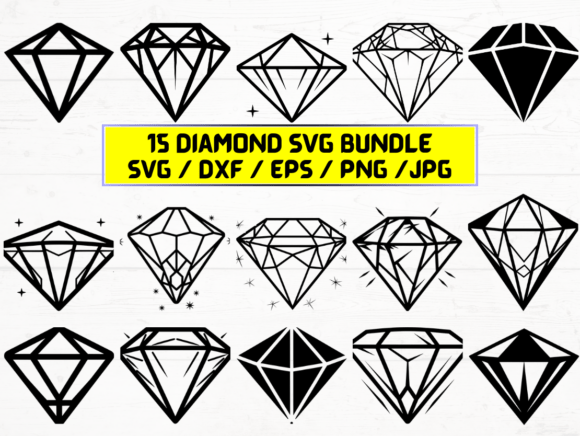 Diamond SVG File for Creative Projects