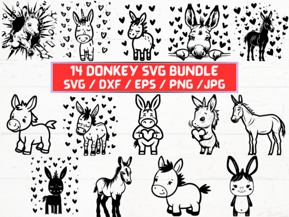 Donkey SVG Bundle: A Comprehensive Guide for Designers and Creators