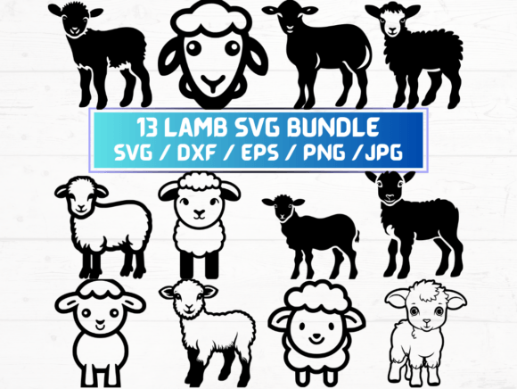 Lamb SVG Bundle: A Versatile Digital Asset for Creative and Professional Workflows