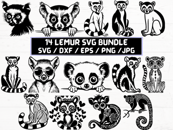 Lemur SVG for Creative and Professional Use