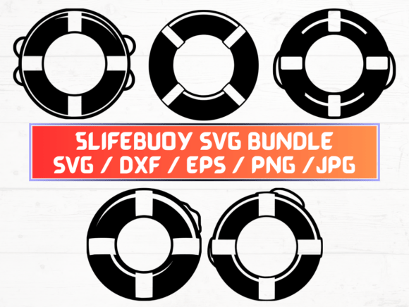 Lifebuoy SVG for Modern Design Projects