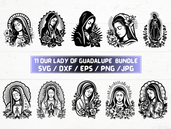 Our Lady of Guadalupe SVG Bundle