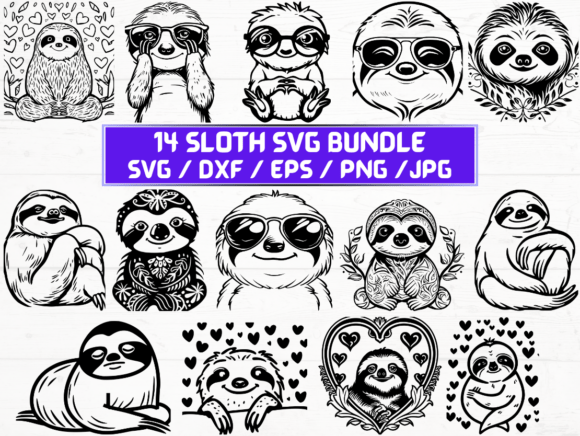 Sloth SVG File: A Versatile Digital Asset for Creators and Designers