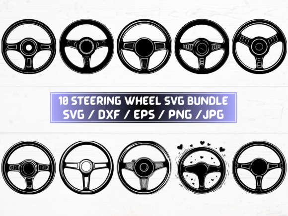 Steering Wheel SVG, DXF, EPS, JPG, and PNG Files: A Complete Guide for Designers and Creators