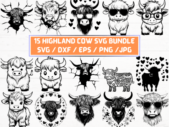 The Highland Cow SVG File: A Versatile Asset for Modern Designers and Creators