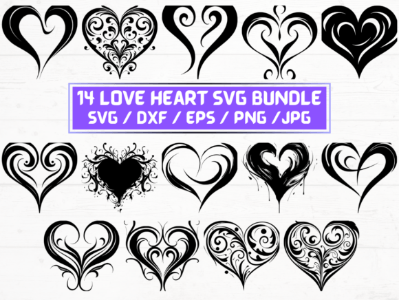 Valentine Love Heart SVG, DXF, EPS, PNG: A Versatile Digital Asset for Creative Projects